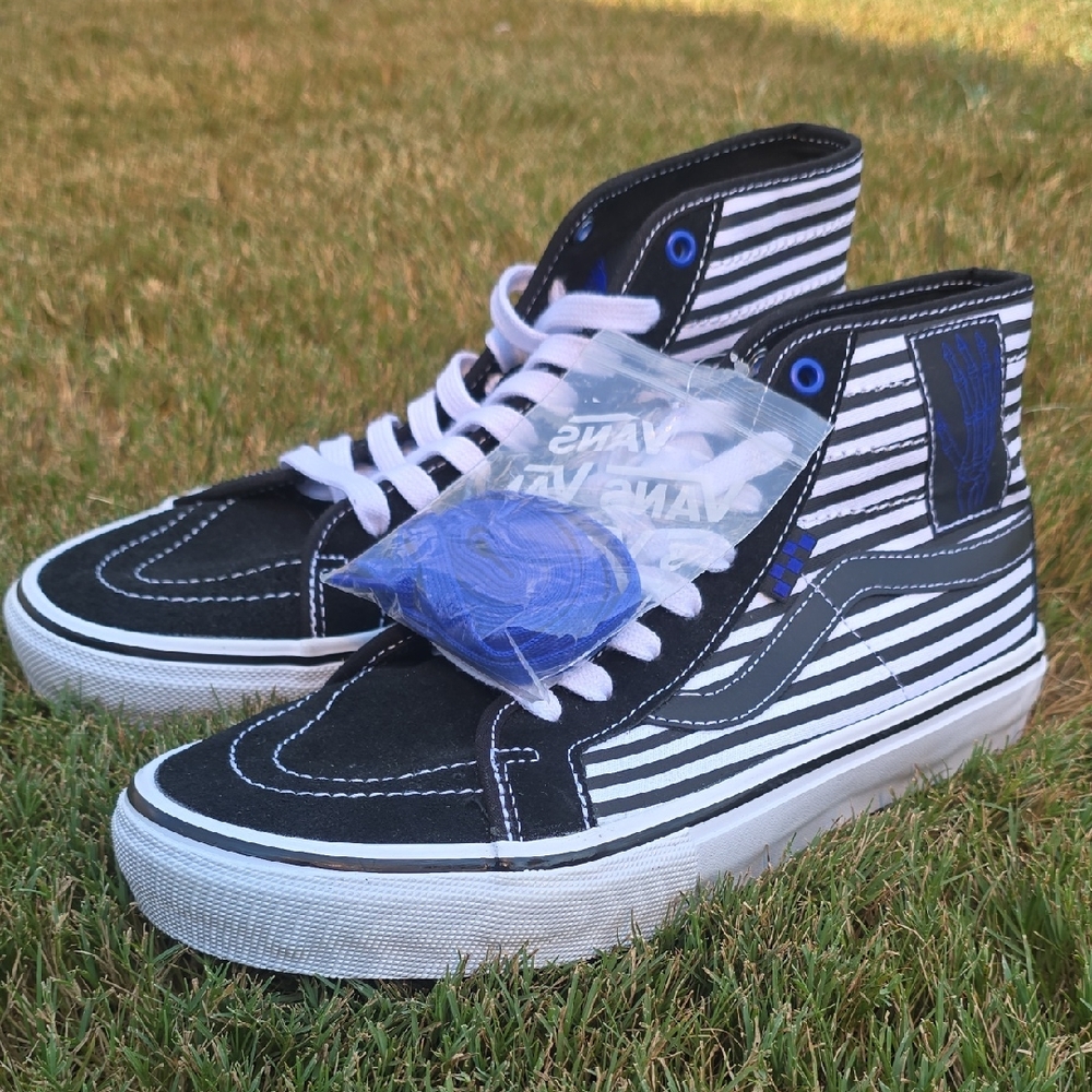 Vans Men’s Skate Sk8-Hi D Breana Geering Black/White Sneakers